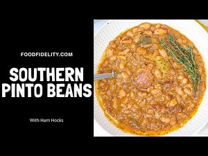 Make The Best Most Comforting Pinto Beans Ever!