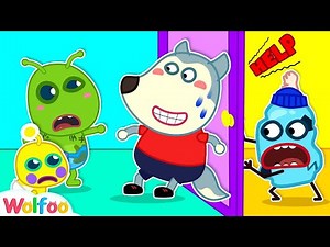 Wolfoo! Is the Colorful Baby Milk Bottle Behind the Door - Good Behavior for Kids