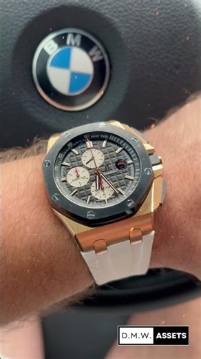 Audemars Piguet Royal Oak Offshore 26400RO on White Rubber Strap