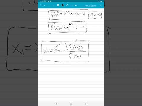 Numerical. Newton methods by excel #math