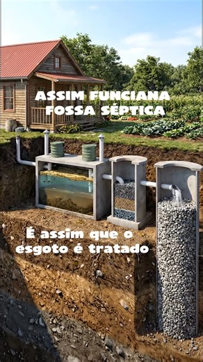 Marcelo de Barros Souza on Instagram: "Curioso para saber como funciona uma fossa séptica e o tratamento de esgoto? 🧐 Dê uma olhada nesse infográfico incrível! #fossaseptica #tratamentodeesgoto #saneamento #basico #engenharia civil construcao instalacao hidraulica sustentabilidade meioambiente ecologia agua limpa casa"