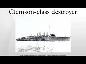 Clemson-class destroyer
