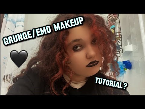 🖤 Grunge/Emo makeup - Tutorial? ⛓️