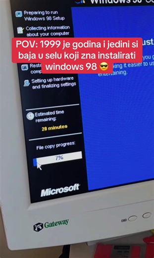 Balkan Comedy: Nostalgic Windows 98 Installations
