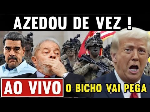 🚨AO VIVO: DONALD TRUMP VAI MANDAR TROPAS PRA PEGAR O MADURO ! LULA ENTRA EM DESESPERO