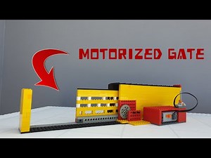 I Built A Lego Technic Motorized Gate (tutorial)