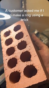 Making a ring out of a brick is probably one of my strangest requests. www.sangrealrings.com | Sangreal Rings