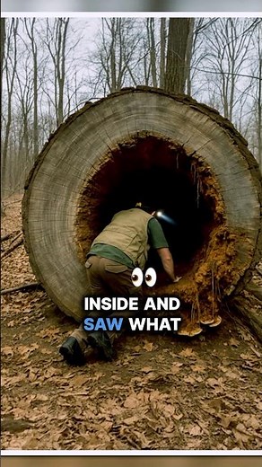 Shocking Discovery in Oak Tree🌳😳