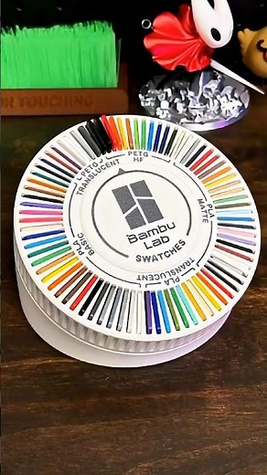 3D Printed Filament Swatch Wheel