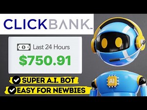 Clickbank Affiliate Marketing + AI = $750 Per Day (Super Easy For Beginners)