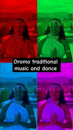 "Traditional dance of the Oromo people, Ethiopia.