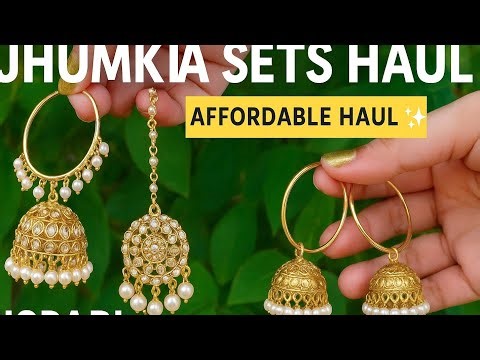 Elique Hub Stunning Jhumka Sets | Must-Have Jewellery for Wedding Season! ‪@Elique_Hub‬