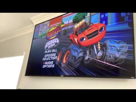 Blaze And The Monster Machines Dino Derby Unified Sports DVD Menu Walkthrough Wiggle And Learn