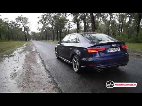 2017 Audi S3 Sedan wet 0-100km/h test w/ Launch Control (S tronic)