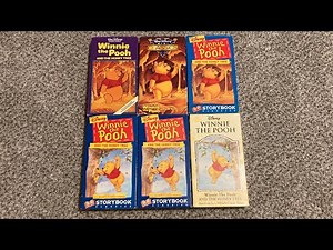 6 Different VHS Versions of Winnie the Pooh And The Honey Tree