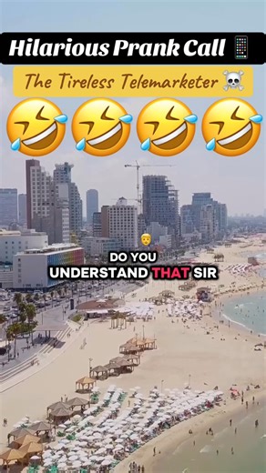 Hilarious Prank Call📱 The Tireless Telemarketer 💀🤣🤣 #viral #fyr #foryou #prankvideo #prankcall #funny #comedy | Jokes on the Line
