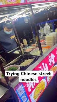 Are you going to try these Chinese street noodles? #china #shorts #food #holiday