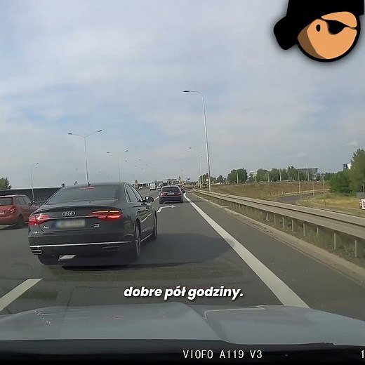 Car part flew off and hit the windshield right at passenger's face level!