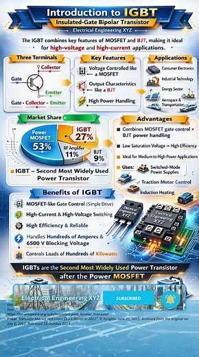 IGBT #Basics #electronics #electricalengineeringxyz