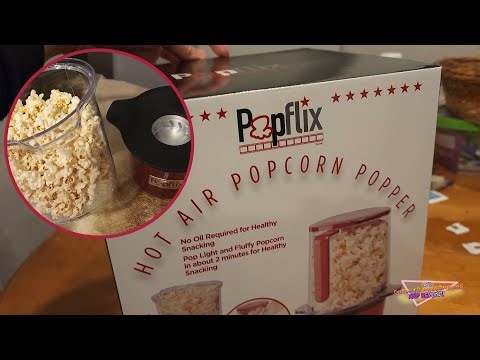 Popflix 8-Cup Electric Popcorn Popper - UNBOXING And Review