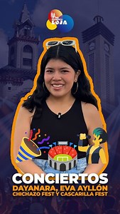 #ElDatoLDM | 🎤 ¡Los mejores conciertos están por llegar a Loja! 🔥 Dayanara Peralta – 24 de octubre 🎶 Eva Ayllón – 6 de noviembre 💃 Chichazo Fest 2025 – 8 de noviembre 🎉 Cascarilla Fest – 20 de diciembre ¡Prepárate para vivir música, ritmo y show! 💥 | Lo del Momento Loja LDM