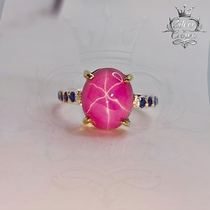 7.4K views · 86 reactions | Silver Crown Jewellery Where Luxury Meets Craftsmanship! Discover our stunning Ruby star Stone ladies Ring, expertly crafted in 925 Silver. Contact: 03097297464 Join our exclusive WhatsApp group: (https://chat.whatsapp.com/Kgra1xllfiuGDRZLkeOKtI) #SilverCrown #Jewellery #SilverRings #rubyjewelry #rubystar #LuxuryBrand #Handcrafted #GemstoneJewellery | Silver crown jewellery | Facebook