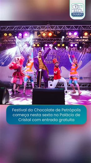 O Palácio de Cristal se transforma, a partir desta sexta-feira (25), em um cenário encantado para receber a segunda edição do Festival Mundo Mágico do Chocolate de Petrópolis. Com entrada gratuita, o evento acontece das 10h à meia-noite, de 25 a 27 de julho e de 1º a 3 de agosto, reunindo atrações culturais, atividades para toda a família, gastronomia e, claro, muito chocolate. Leia mais no site do Diário de Petrópolis https://diariodepetropolis.com.br/integra/festival-do-chocolate-de-petropolis