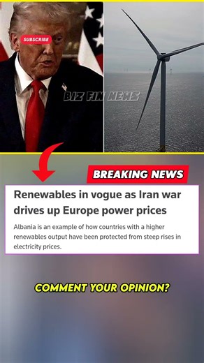 Europe energy crisis shift to renewables due to war #Shorts #BreakingNews #Europe #Energy