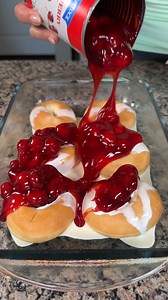132K views · 697 reactions | easy cherry dessert! using a few ingredients, you can make an easy and yummy treat! This original video was produced by Network Media, LLC, and Kristin Michelle. | Life According to Us | Facebook