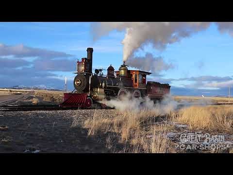 Union Pacific 119 steam locomotive at Golden Spike National Historic Park