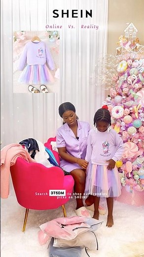 Mother and Daughter Unbox #SHEIN Kids Black Friday Haul!👟✨ #kidsfashion #onlinevsreality