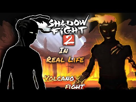 Shadow Fight 2 In Real Life Volcano (Underworld) Boss Battle.
