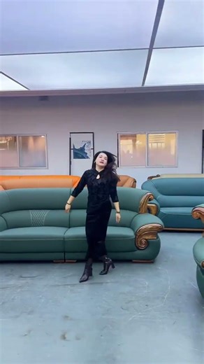 Premium Ebony Wood Sofa Set – Real Leather Living Room Design,,