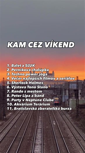 Čo sa deje v Bratislave cez víkend?