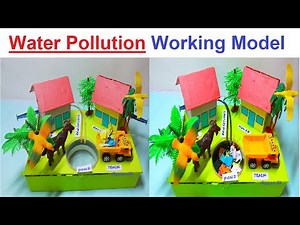 water pollution working model for science exhibition - diy at home simple and easy | DIY pandit