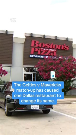 21K views · 129 reactions | A Dallas pizza chain, named Boston Pizza, is changing its name to Dallas Pizza for the duration of the NBA Finals in support of the Mavericks. | WBZ / CBS News Boston | Facebook