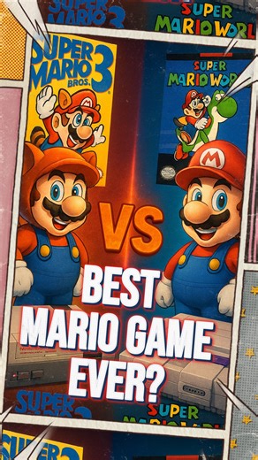 Collectible Lane on Instagram: "The Ultimate Mario Showdown: SMB3 vs. SMW Two classics. Two eras. One endless debate. Super Mario Bros. 3 redefined the NES with Tanooki suits and flying airships. Super Mario World kicked off the SNES with Yoshi, secret exits, and an overworld map we’ll never forget. Which one takes the crown—or is there another Mario game that steals the throne? Drop your pick below. #MarioDebate #SuperMarioBros3 #SuperMarioWorld #RetroGaming #Nintendo #SNES #NES #GamingCommunit