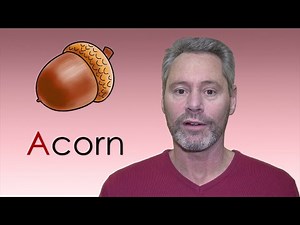 子供英語　アルファベットの発音　A - Acorn: Your Child Can Learn the 26 Capital Letters of the Alphabet
