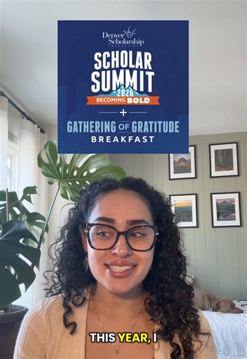 DSF Scholars, mark your calendar! 🎉 The 11th Annual DSF Scholar Summit is coming up on March 6! ⌛ Guided by this year’s theme, Becoming Bold: Your Path & Your Power, DSF Alum and session presenter Dominique will lead a Courageous Growth session focused on staying grounded, building on what’s already working, and practicing boldness through small, meaningful steps. Be sure to keep an eye out for DSF emails to learn more and RSVP. We can’t wait to see you there. 🎉 #denverscholarshipfoundation #b