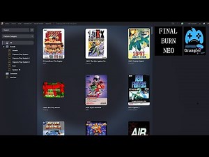 Final Burn Neo Launchbox 350 Roms CPS/1/2/3 Arcade/Irem/System 16/Neo Geo.