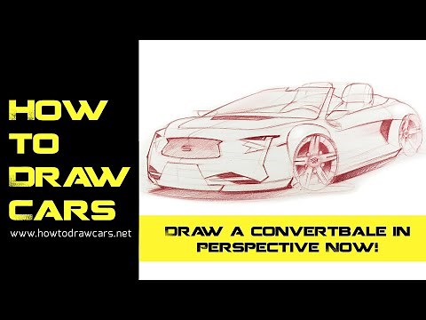 Pro Designer Teaches You the Secrets of Drawing a Convertible in Perspective - Car Design Drawing