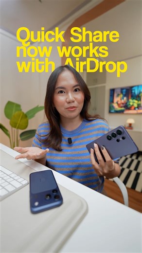 quick share 🫱🏻‍🫲🏼 airdrop #samsung #apple #galaxys26ultra