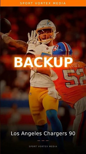 🏈 LOS ANGELES CHARGERS 90: Trey Lance Backup QB