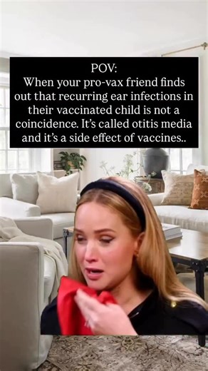 Allison Sadler on Instagram: "Recurring ear infections in children are brushed off by pediatricians as “normal,” but when you look deeper, the connection to vaccines is right there in black and white. Otitis media (ear infections) is listed as a documented side effect in vaccine inserts, like the MMR and the HIB vaccine, yet parents are rarely told this truth. Instead, they’re told their child “just has bad luck” or “needs tubes.” How convenient for the system that every child mysteriously start