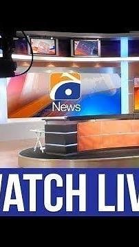 GEO NEWS LIVE | Latest Pakistan News Today, Headlines, Breaking News & Exclusive Coverage
