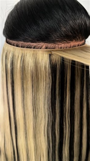 Hair Extensions Factory|Genius Weft|invisible Tapel Butterfly on Instagram: "100% human virgin hair butterfly weft removal tutorial The best hair extensions methods on the market. #butterflyhairextensions #twintabhairextensions #twintabs #butterflymethod#xoinvisibleweft hairextensionspecialist hairtutorial hairextensions butterflyweft butterflywefts"