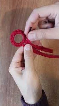 How to Make Elegant Keychains Easily — Do It Yourself #knot