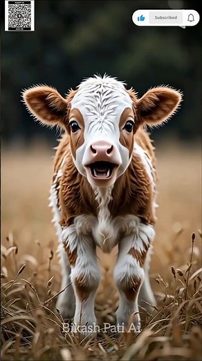 Cute Baby Cow Sound 🐄 | Calf Mooing Sound Effects | Real Animal Voice #shorts #cowsound