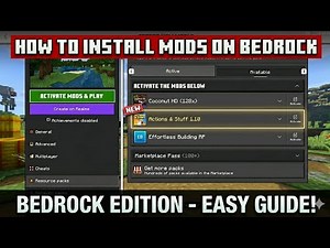 How to install Mod in Minecraft bedrock(Easy Guide).