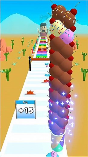AMAZING!! Ice cream Stack Run 14 #games #icecream